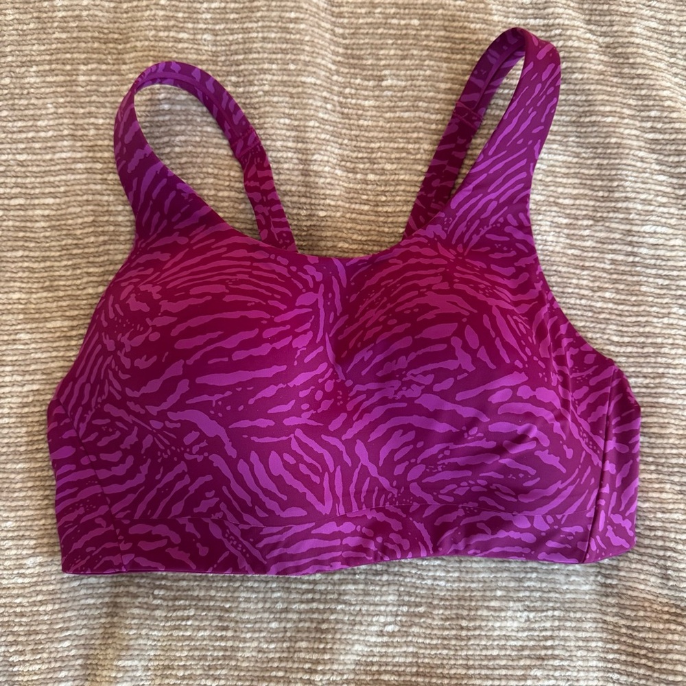 Athleta Sports Bra Pink Size 34C